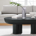 Modway Caspian Oval Concrete Coffee Table