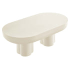 Modway Caspian Oval Concrete Coffee Table