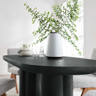 Modway Caspian 72" Oval Concrete Dining Table