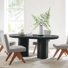Modway Caspian 72" Oval Concrete Dining Table