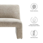 Modway Amita Chenille Upholstered Accent Chair