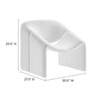 Modway Vivi Chenille Upholstered Accent Chair