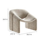 Modway Vivi Chenille Upholstered Accent Chair