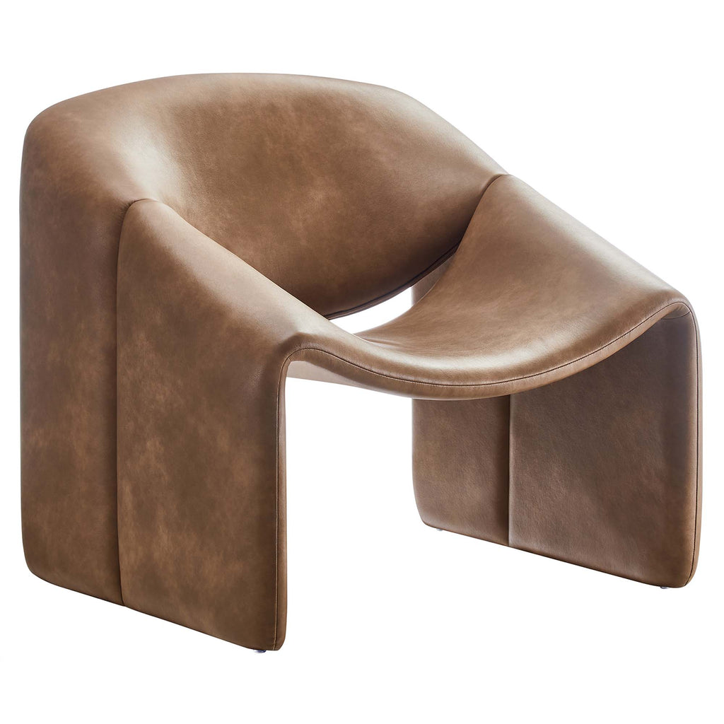 Modway Vivi Vegan Leather Accent Chair  