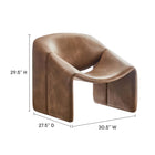 Modway Vivi Vegan Leather Accent Chair