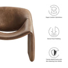 Modway Vivi Vegan Leather Accent Chair
