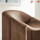 Modway Vivi Vegan Leather Accent Chair