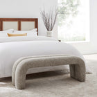 Modway Dax 50.5" Chenille Upholstered Accent Bench