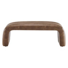 Modway Dax 50.5" Vegan Leather Upholstered Accent Bench