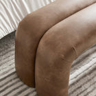 Modway Dax 50.5" Vegan Leather Upholstered Accent Bench