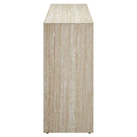 Modway Mirella Faux Travertine Console Table  
