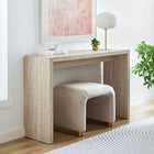 Modway Mirella Faux Travertine Console Table