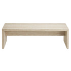 Modway Mirella 62" Faux Travertine Long Bench