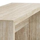 Modway Mirella 62" Faux Travertine Long Bench