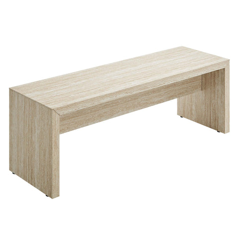 Modway Mirella 53.5" Faux Travertine Bench  