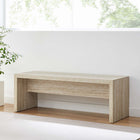 Modway Mirella 53.5" Faux Travertine Bench