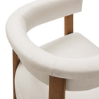 Modway Imogen Performance Velvet Barrel Dining Chairs Set of 2