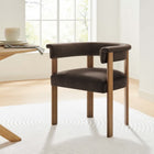 Modway Imogen Performance Velvet Barrel Dining Chairs Set of 2