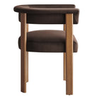 Modway Imogen Performance Velvet Barrel Dining Chairs Set of 2