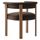 Modway Imogen Performance Velvet Barrel Dining Chairs Set of 2