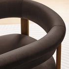 Modway Imogen Performance Velvet Barrel Dining Chairs Set of 2