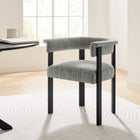 Modway Imogen Fabric Upholstered Barrel Dining Chairs Set of 2