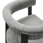 Modway Imogen Fabric Upholstered Barrel Dining Chairs Set of 2