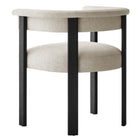 Modway Imogen Fabric Upholstered Barrel Dining Chairs Set of 2