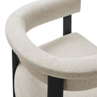 Modway Imogen Fabric Upholstered Barrel Dining Chairs Set of 2