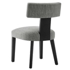Modway Nalani Fabric Upholstered Dining Chairs Set of 2