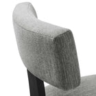 Modway Nalani Fabric Upholstered Dining Chairs Set of 2
