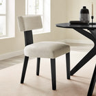 Modway Nalani Fabric Upholstered Dining Chairs Set of 2