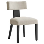 Modway Nalani Fabric Upholstered Dining Chairs Set of 2