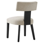 Modway Nalani Fabric Upholstered Dining Chairs Set of 2