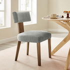 Modway Nalani Fabric Upholstered Dining Chairs Set of 2
