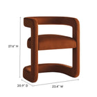 Modway Winslow Performance Velvet Barrel Accent Chair