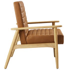 Modway Jensen Vegan Leather Accent Chair