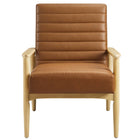 Modway Jensen Vegan Leather Accent Chair