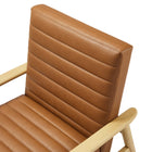 Modway Jensen Vegan Leather Accent Chair