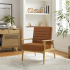 Modway Jensen Vegan Leather Accent Chair