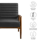 Modway Jensen Vegan Leather Accent Chair
