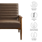 Modway Jensen Vegan Leather Accent Chair