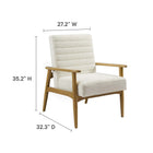 Modway Jensen Boucle Fabric Accent Chair
