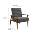 Modway Jensen Boucle Fabric Accent Chair