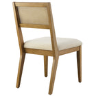 Modway Nimba Faux Rattan Fabric Dining Chairs Set of 2