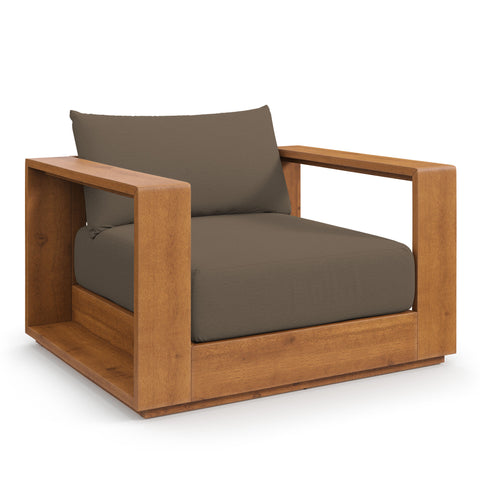 Modway Tahoe Outdoor Patio Acacia Wood Chair  