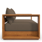 Modway Tahoe Acacia Wood Outdoor Patio Acacia Wood Loveseat
