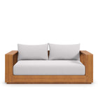 Modway Tahoe Acacia Wood Outdoor Patio Acacia Wood Loveseat