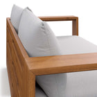 Modway Tahoe Acacia Wood Outdoor Patio Acacia Wood Loveseat