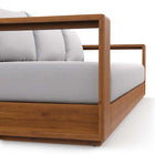 Modway Tahoe Outdoor Patio Acacia Wood Sofa